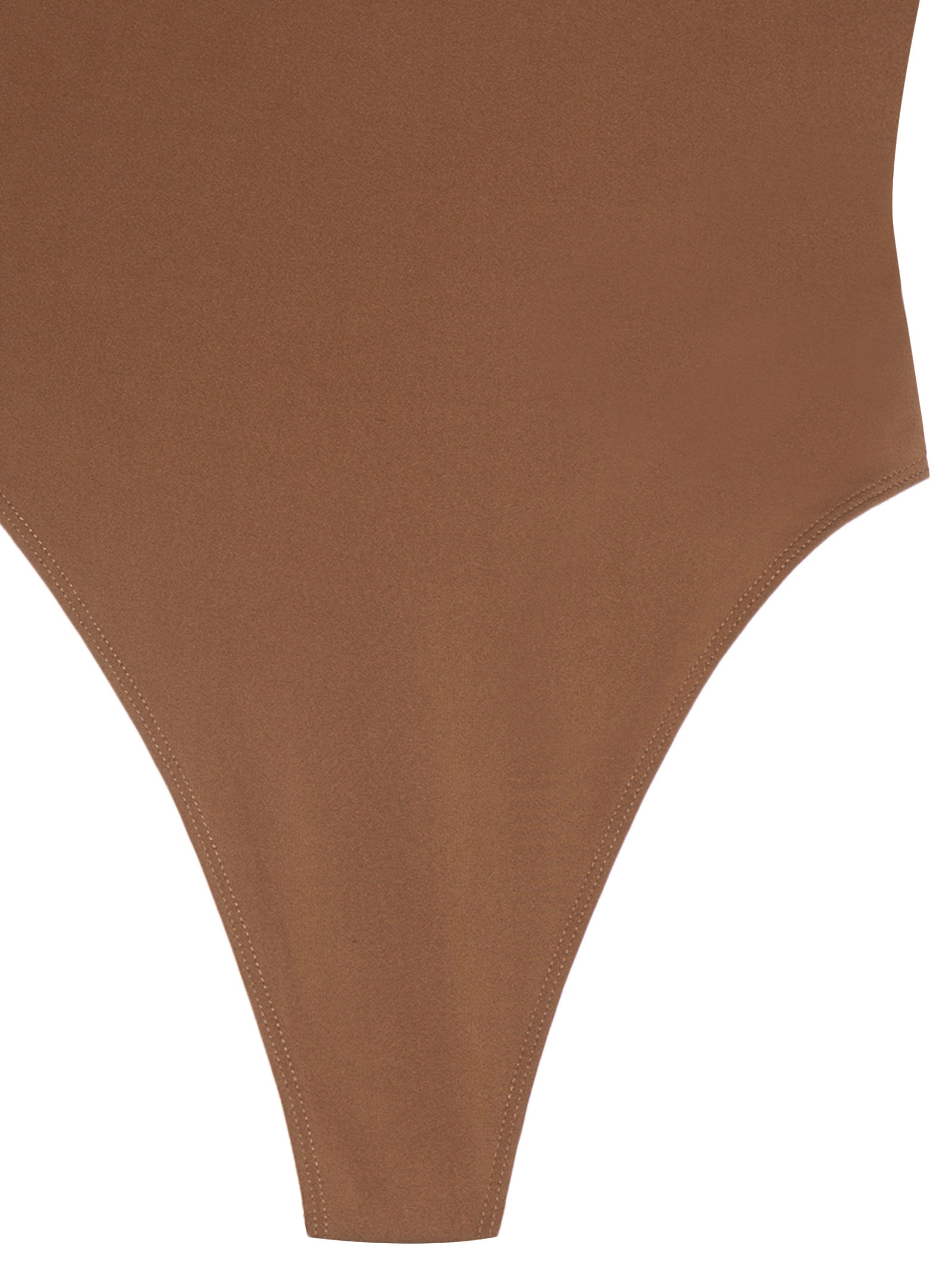 Body Feminino Alcinha Básico Marrom Basiq