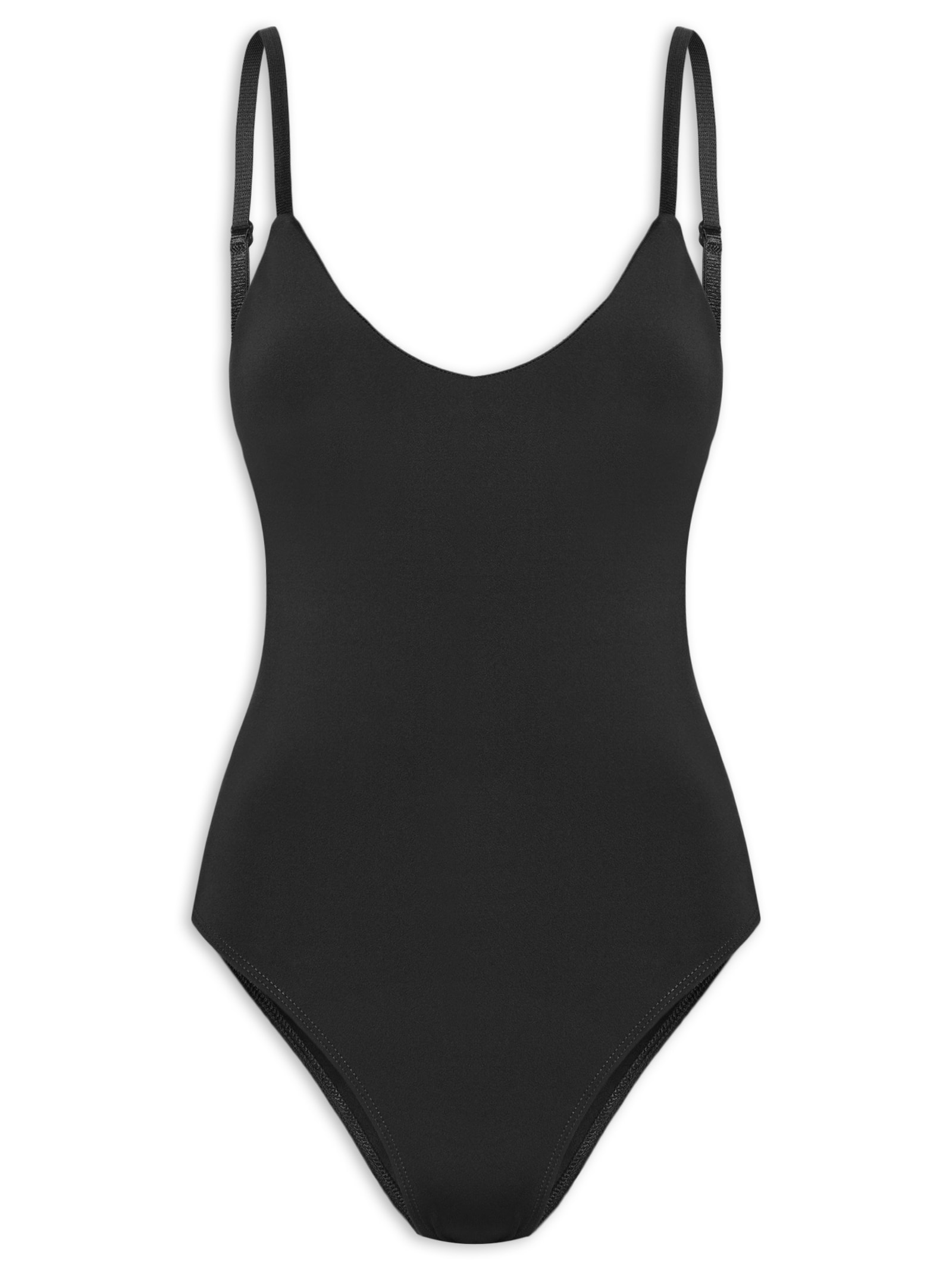 Body Feminino Alcinha Básico Preto Basiq