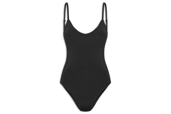 Body Feminino Alcinha Básico - Preto