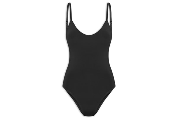 Body Feminino Alcinha Básico - Preto