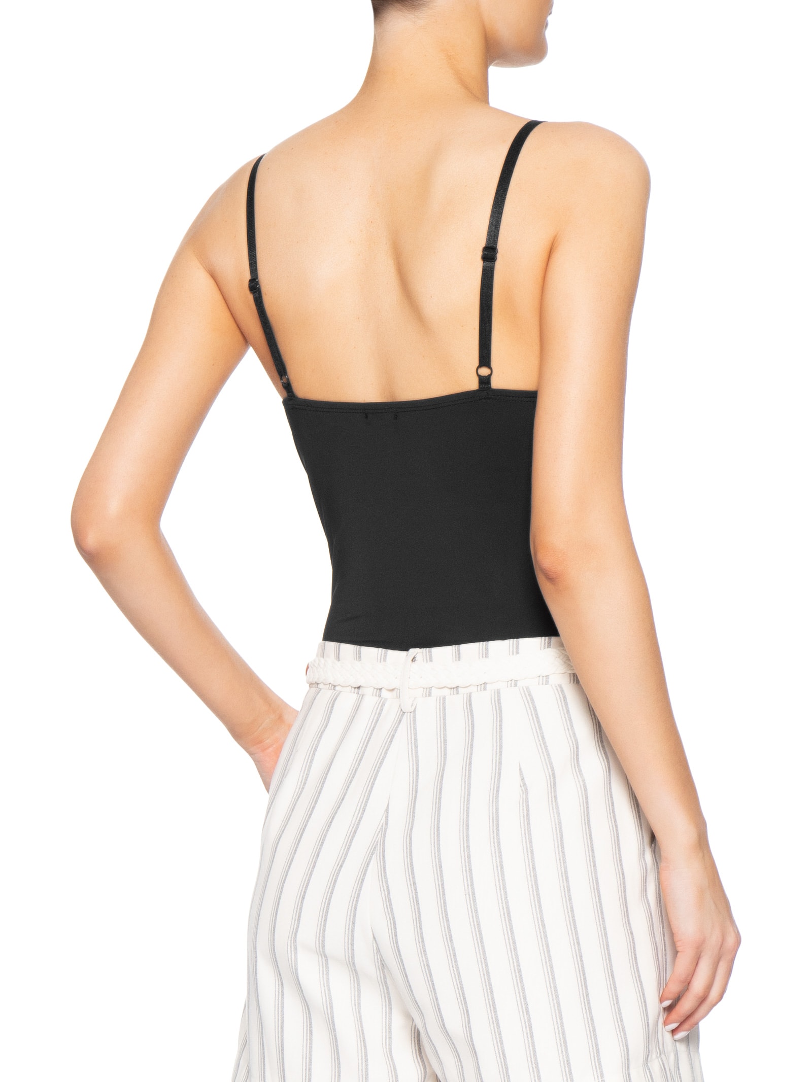 Body Feminino Alcinha Básico Preto Basiq