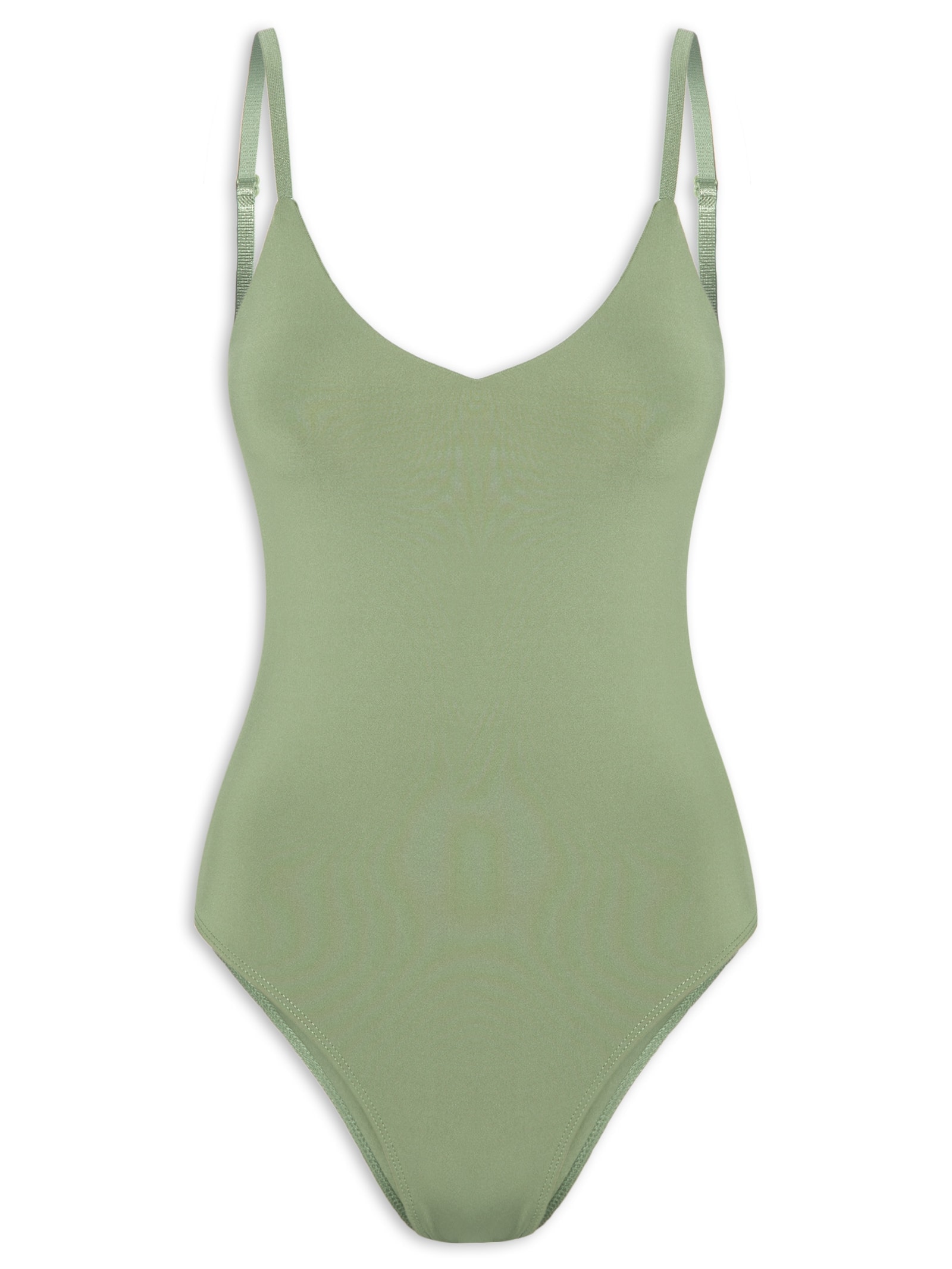 Body Feminino Alcinha Básico Verde Basiq