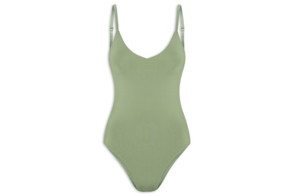 Body Feminino Alcinha Básico - Verde