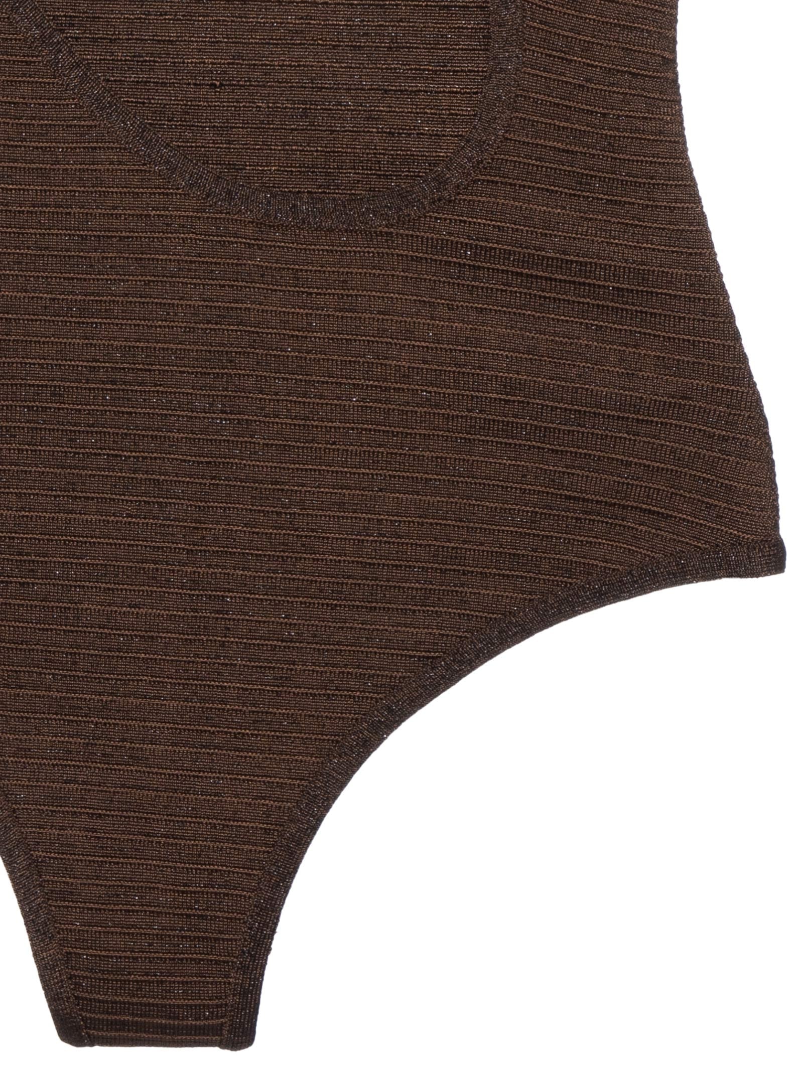 Body Feminino Aurina Marrom Le Lis
