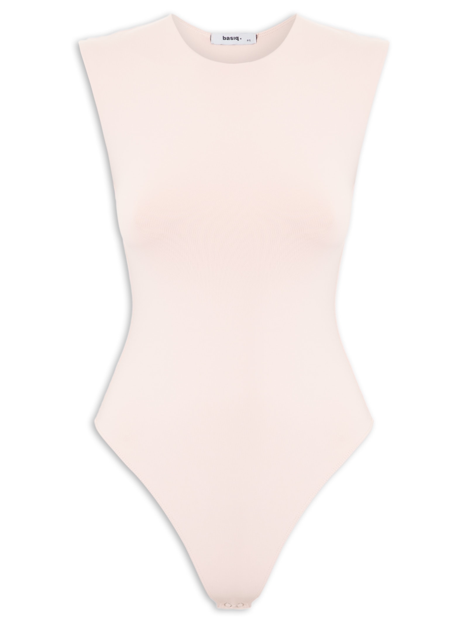 Body Feminino Básico Alça Larga Bege Basiq