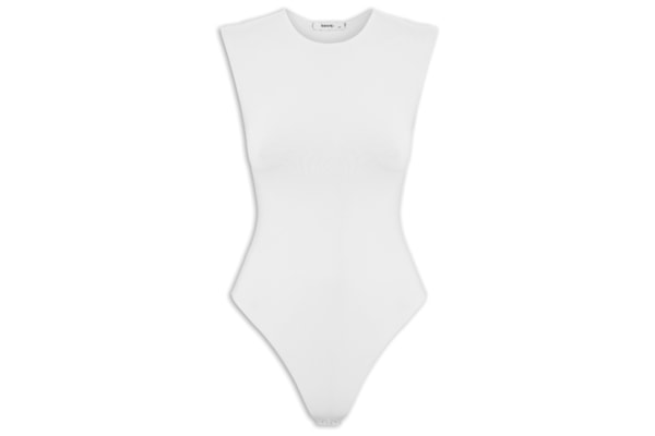 Body Feminino Básico Alça Larga - Off White
