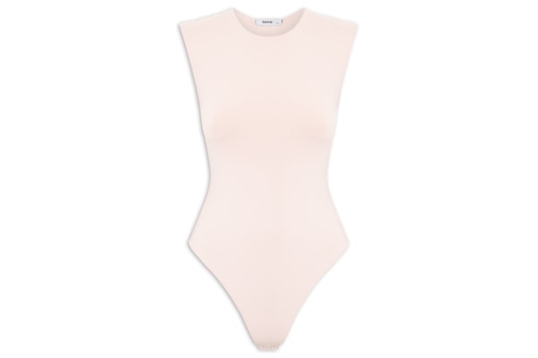 Body Feminino Básico Alça Larga – Bege