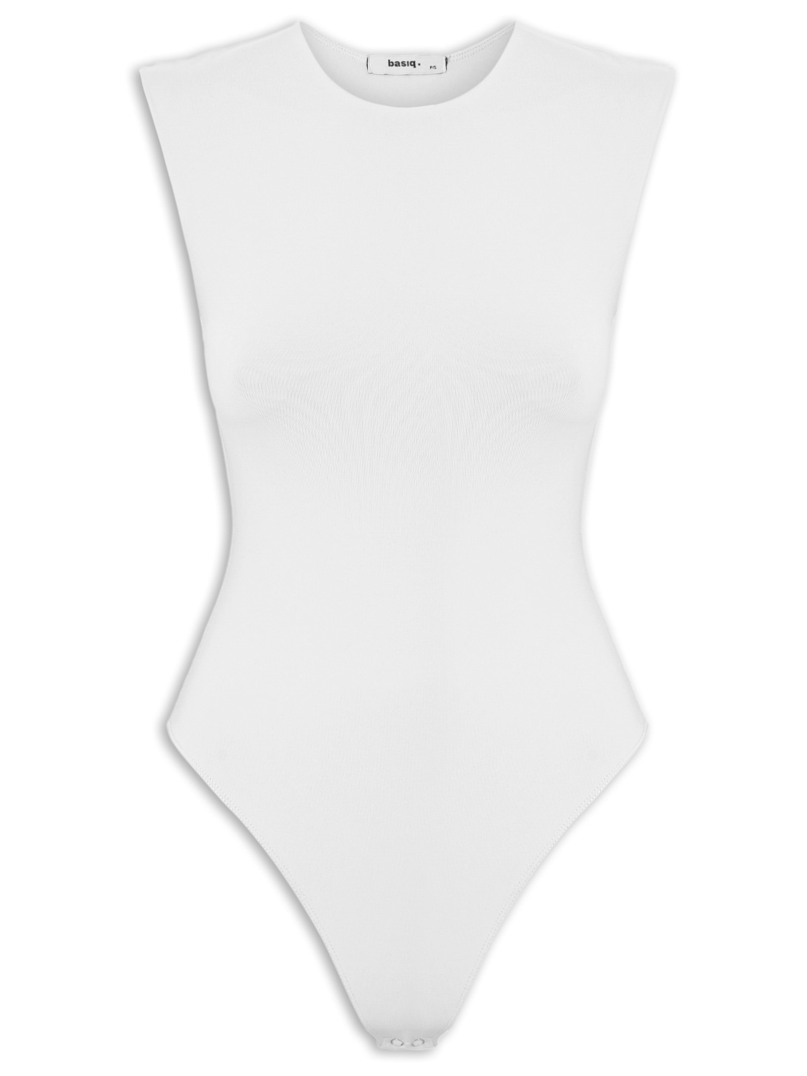 Body Feminino Básico Alça Larga – Off White Basiq