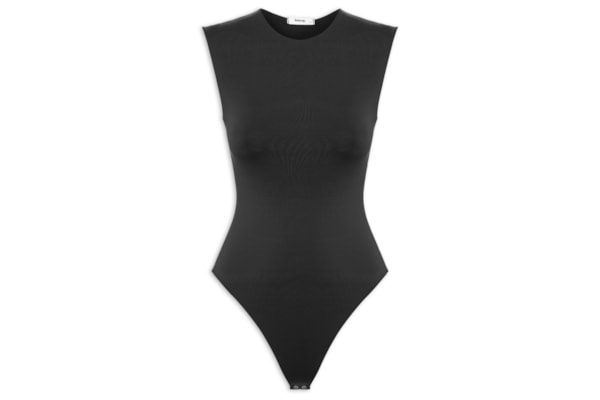 Body Feminino Básico Alça Larga – Preto