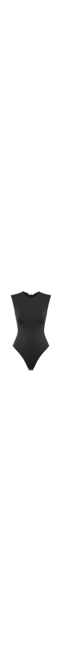 Body Feminino Básico Alça Larga – Preto