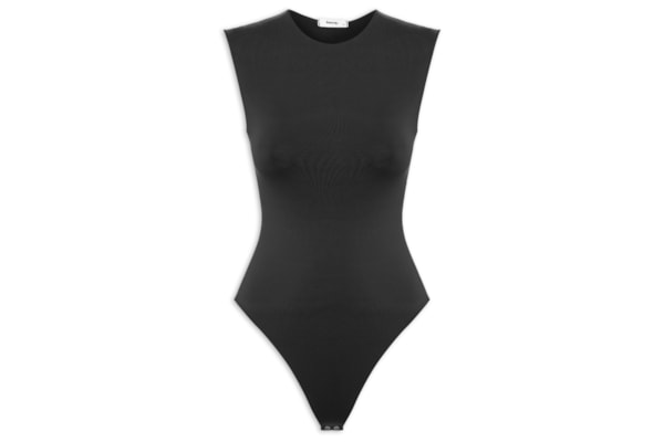 Body Feminino Básico Alça Larga – Preto