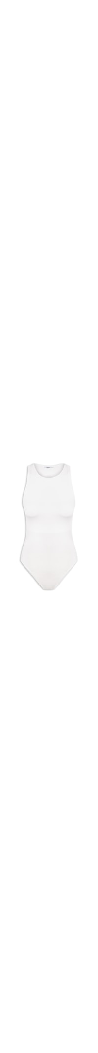 Body Feminino Básico Decote Em U - Off White