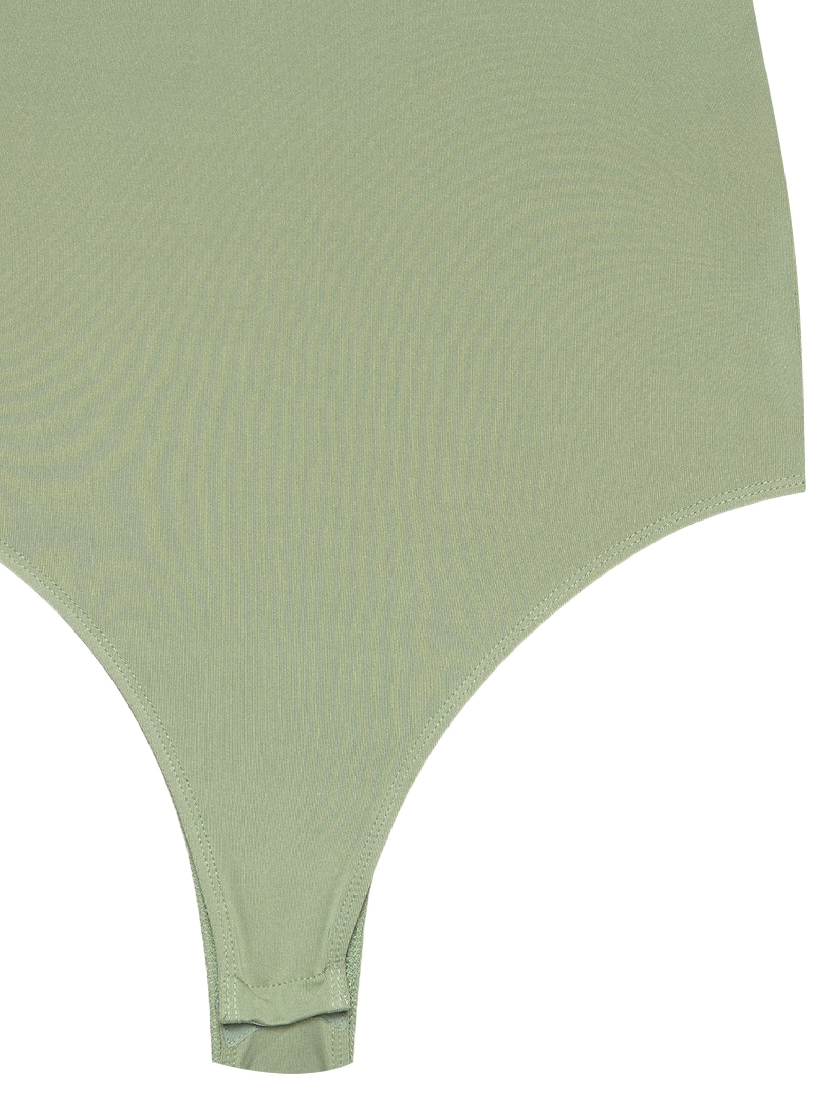 Body Feminino Básico Decote Em U Verde Basiq
