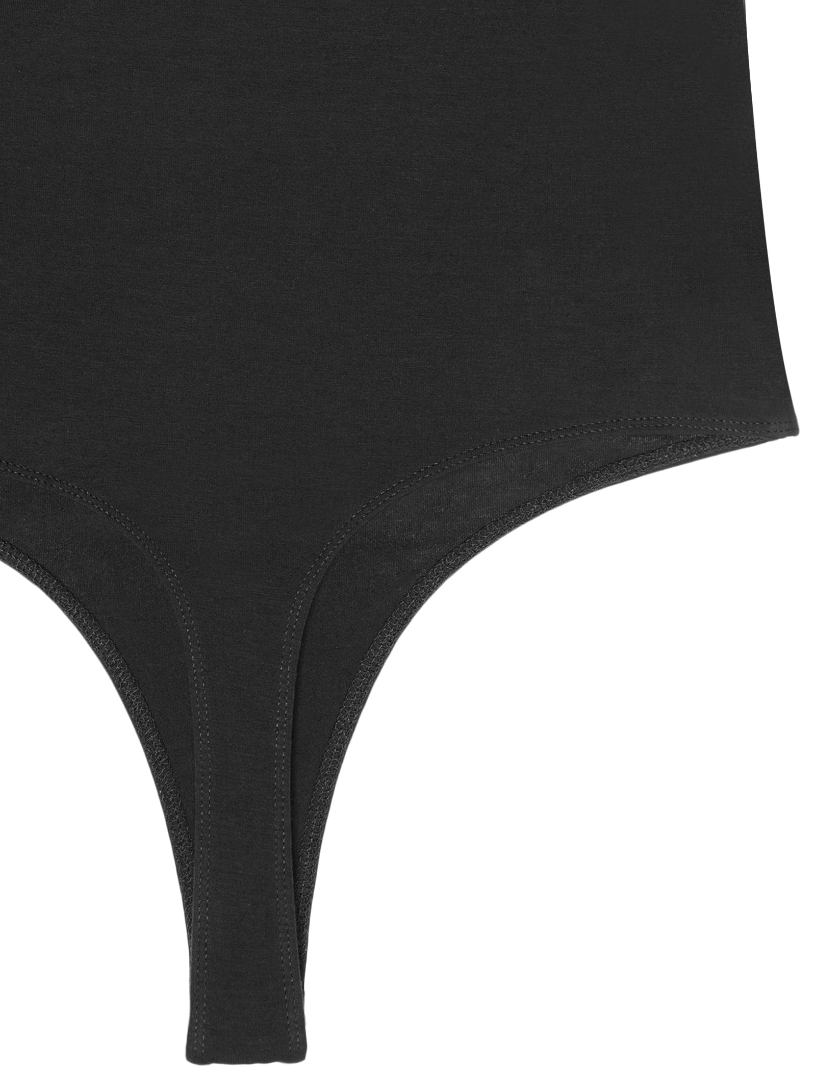 Body Feminino com Aplicação de Renda Preto Market 33