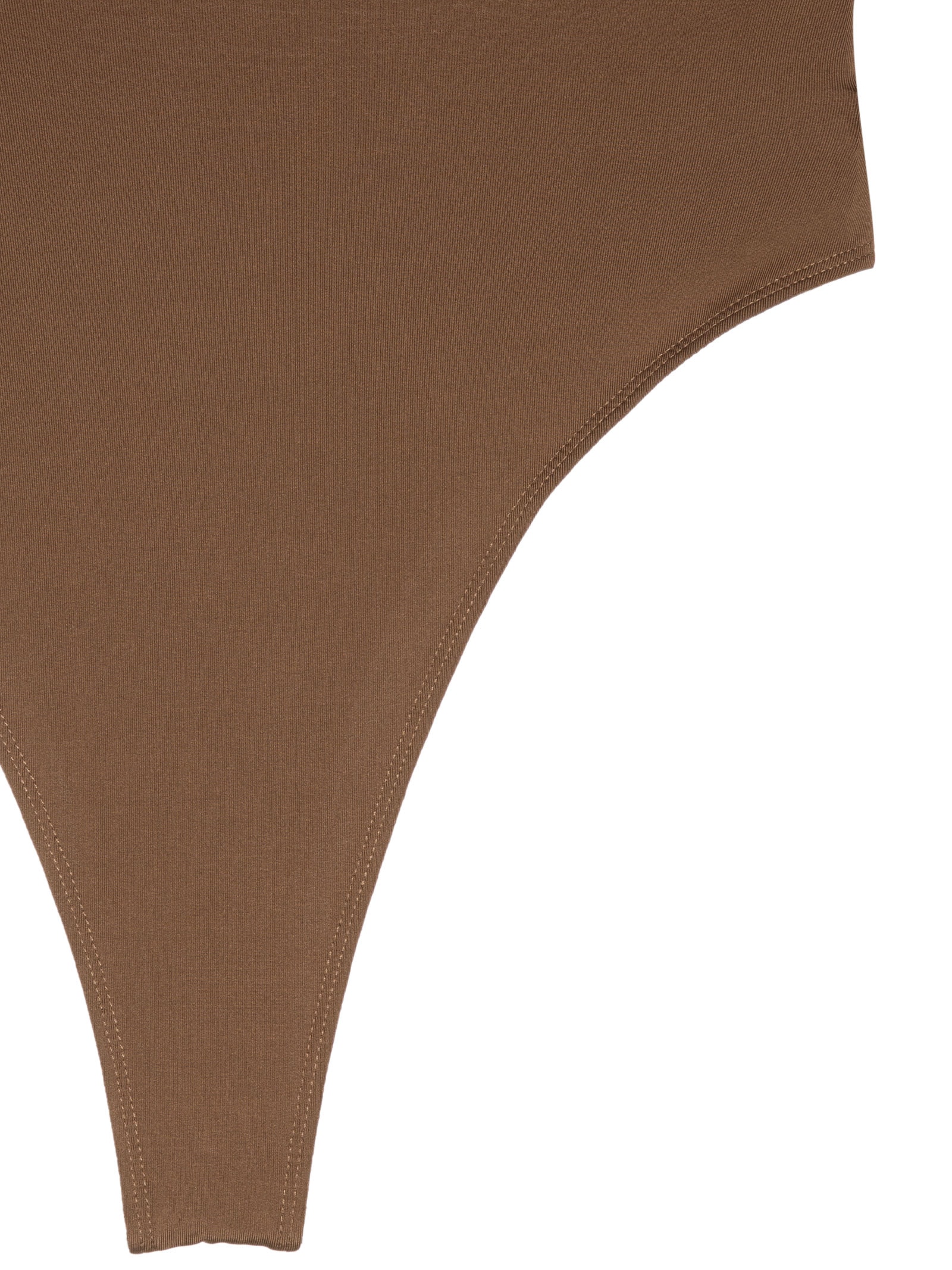 Body Feminino Com Aplicação Em Renda Marrom '2Essential