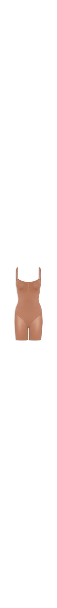 Body Feminino Com Bermuda Modelador Fit Shape - Marrom