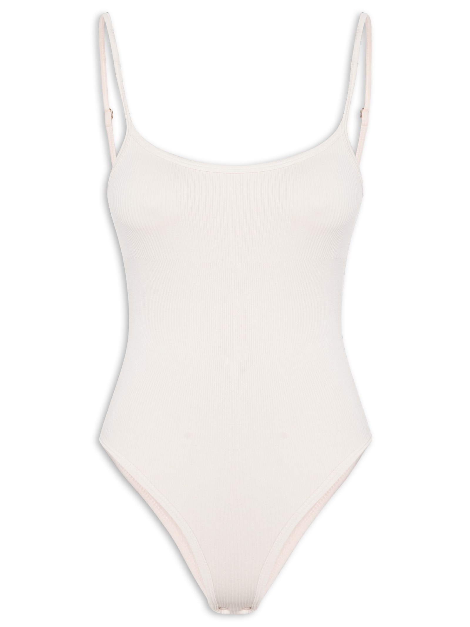 Body Feminino Comfy Alcinha Bege Basiq