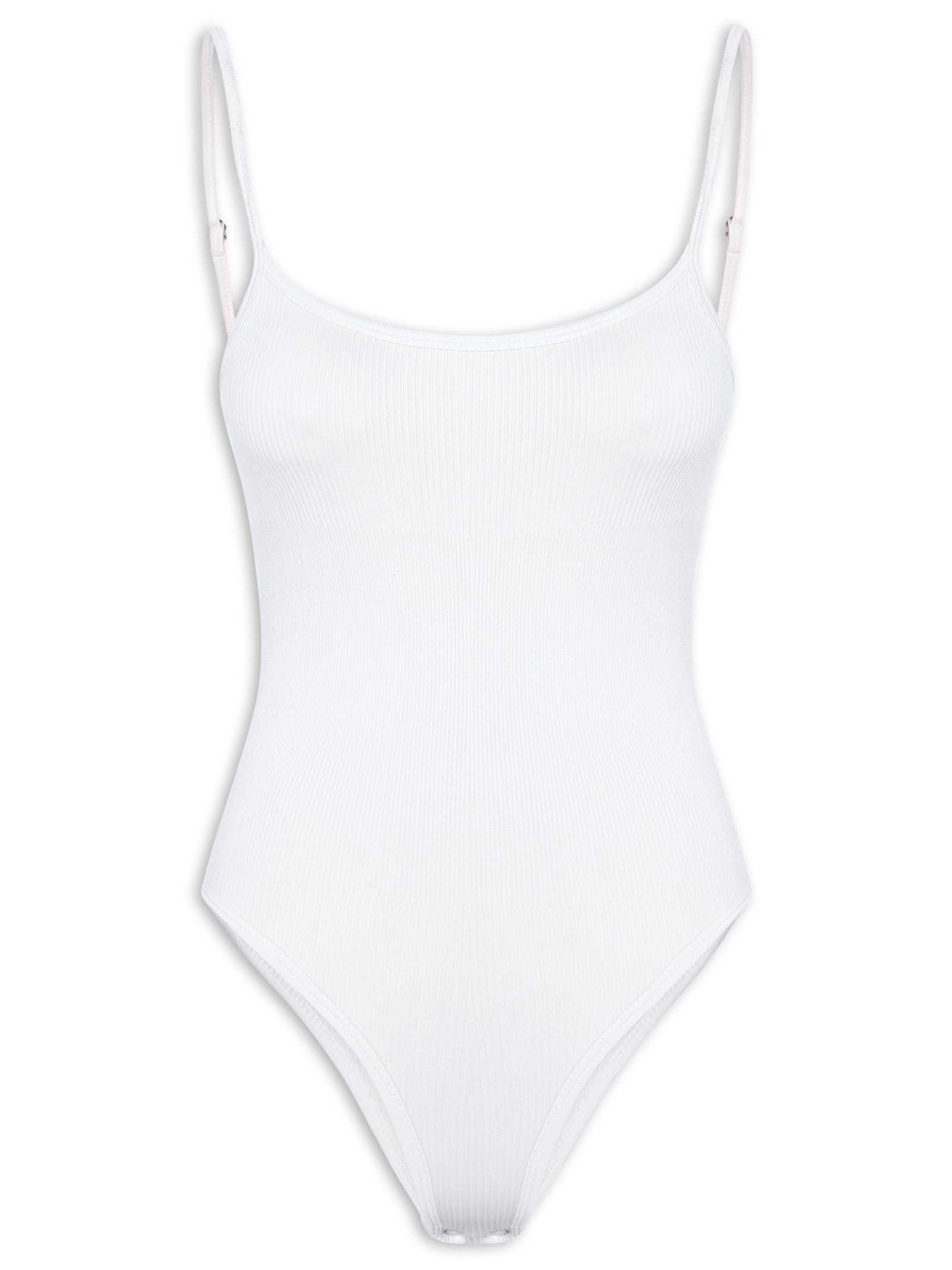 Body Feminino Comfy Alcinha Branco Basiq