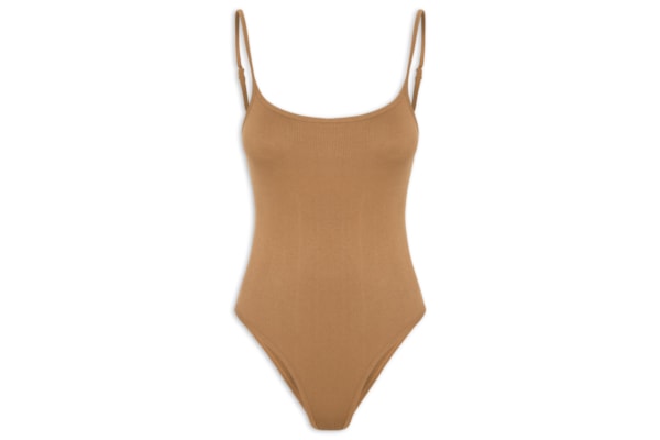 Body Feminino Comfy Alcinha - Marrom