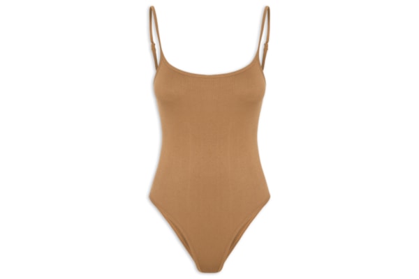 Body Feminino Comfy Alcinha - Marrom