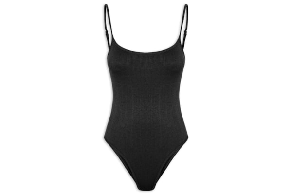 Body Feminino Comfy Alcinha - Preto