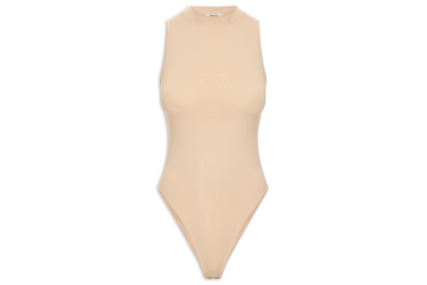 Body Feminino Comfy Em Malha - Bege