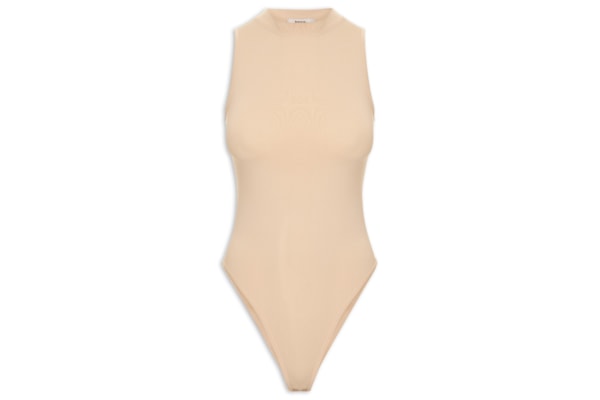 Body Feminino Comfy Em Malha - Bege