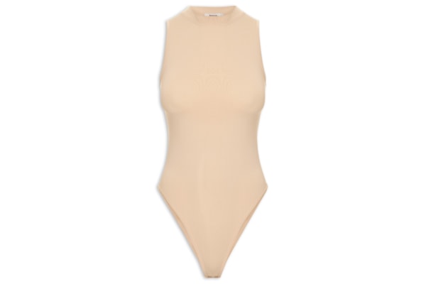 Body Feminino Comfy Em Malha - Bege