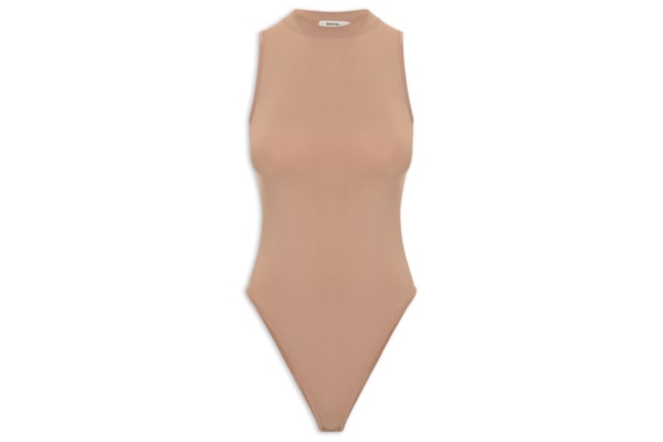 Body Feminino Comfy Em Malha - Marrom