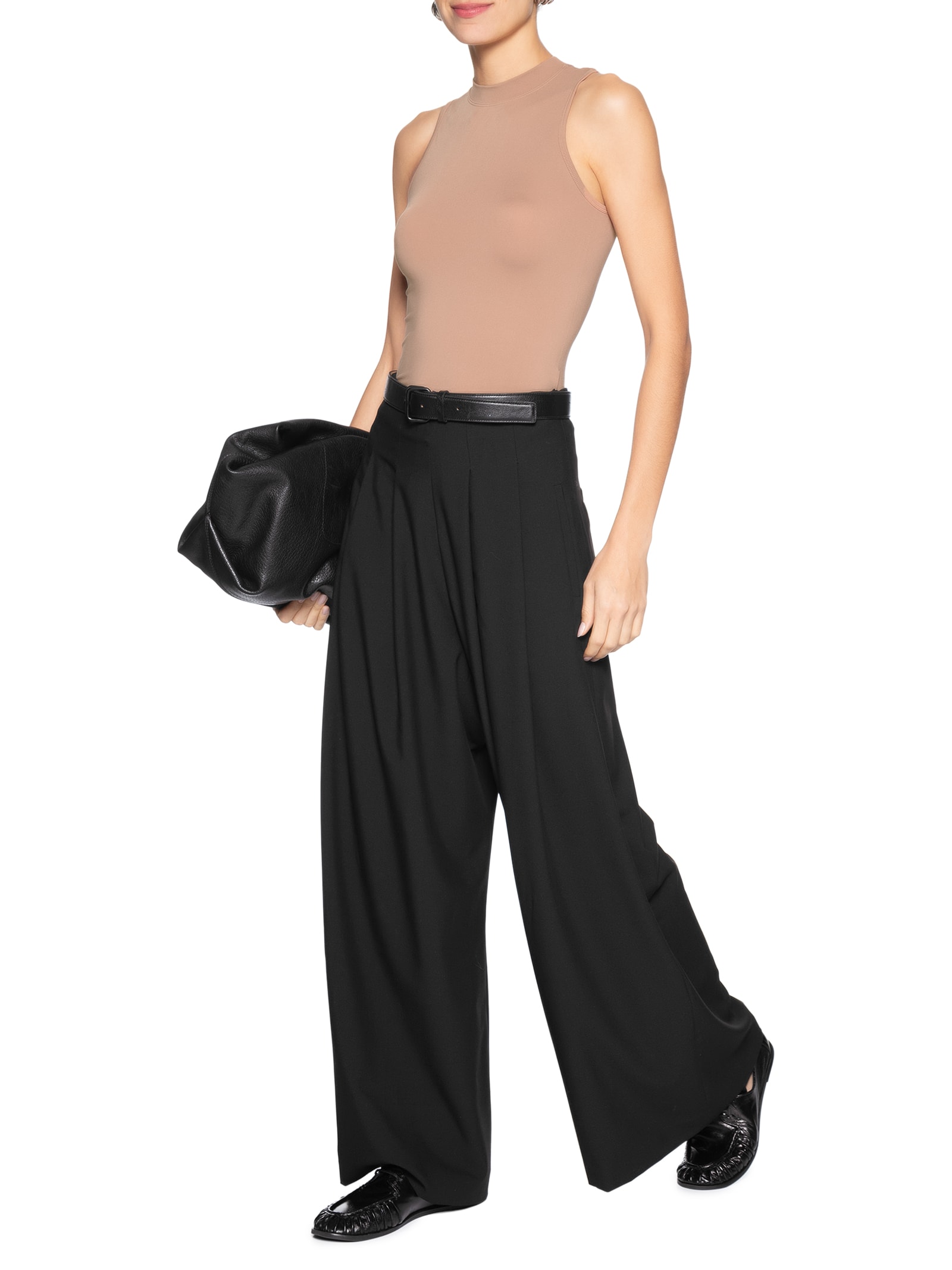 Body Feminino Comfy Em Malha Marrom Basiq