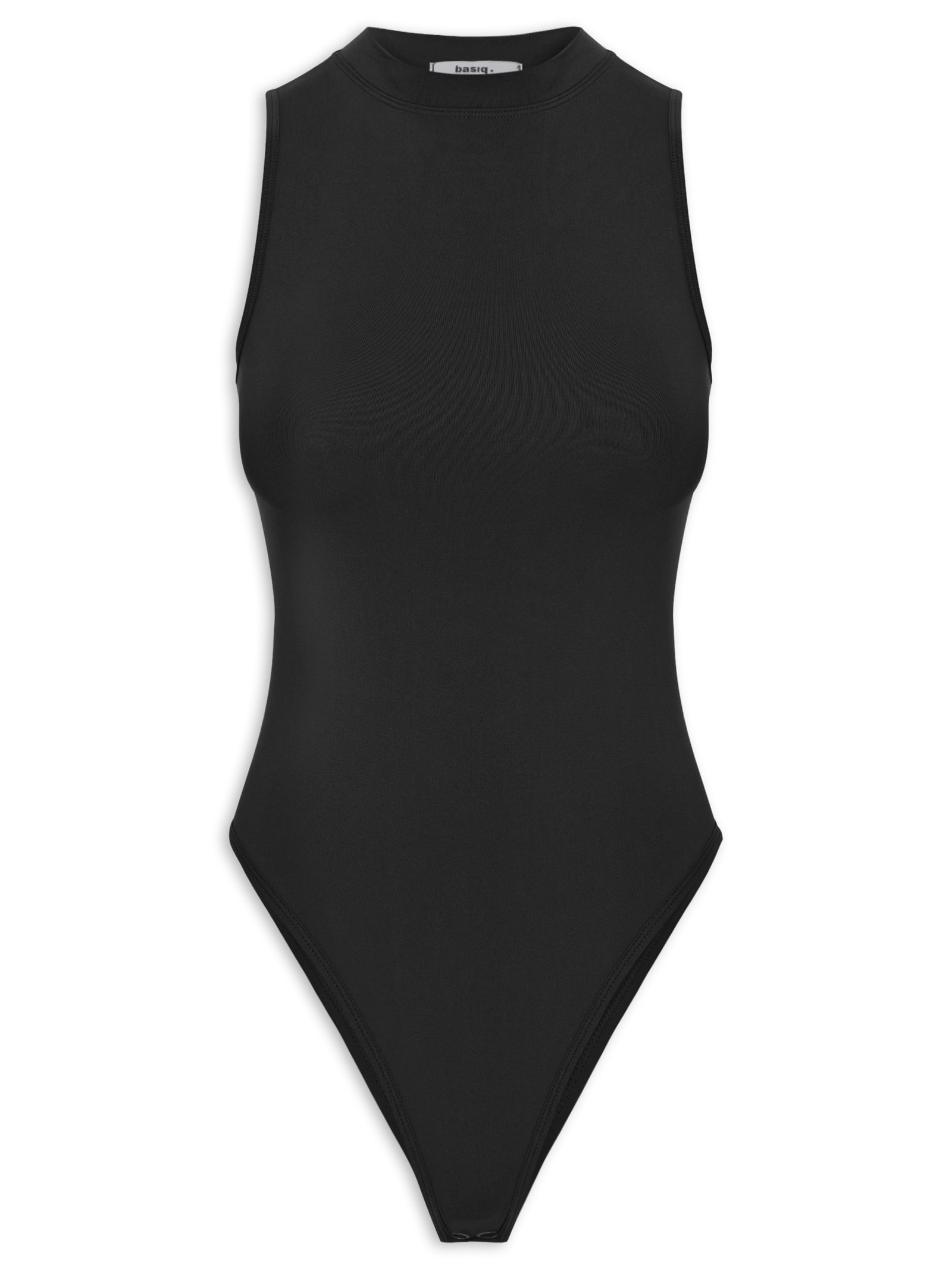 Body Feminino Comfy Em Malha Preto Basiq