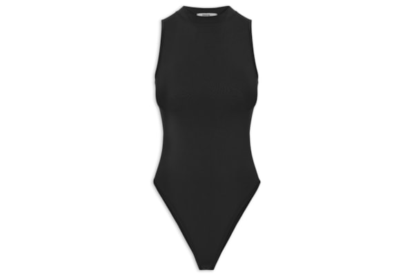 Body Feminino Comfy Em Malha - Preto