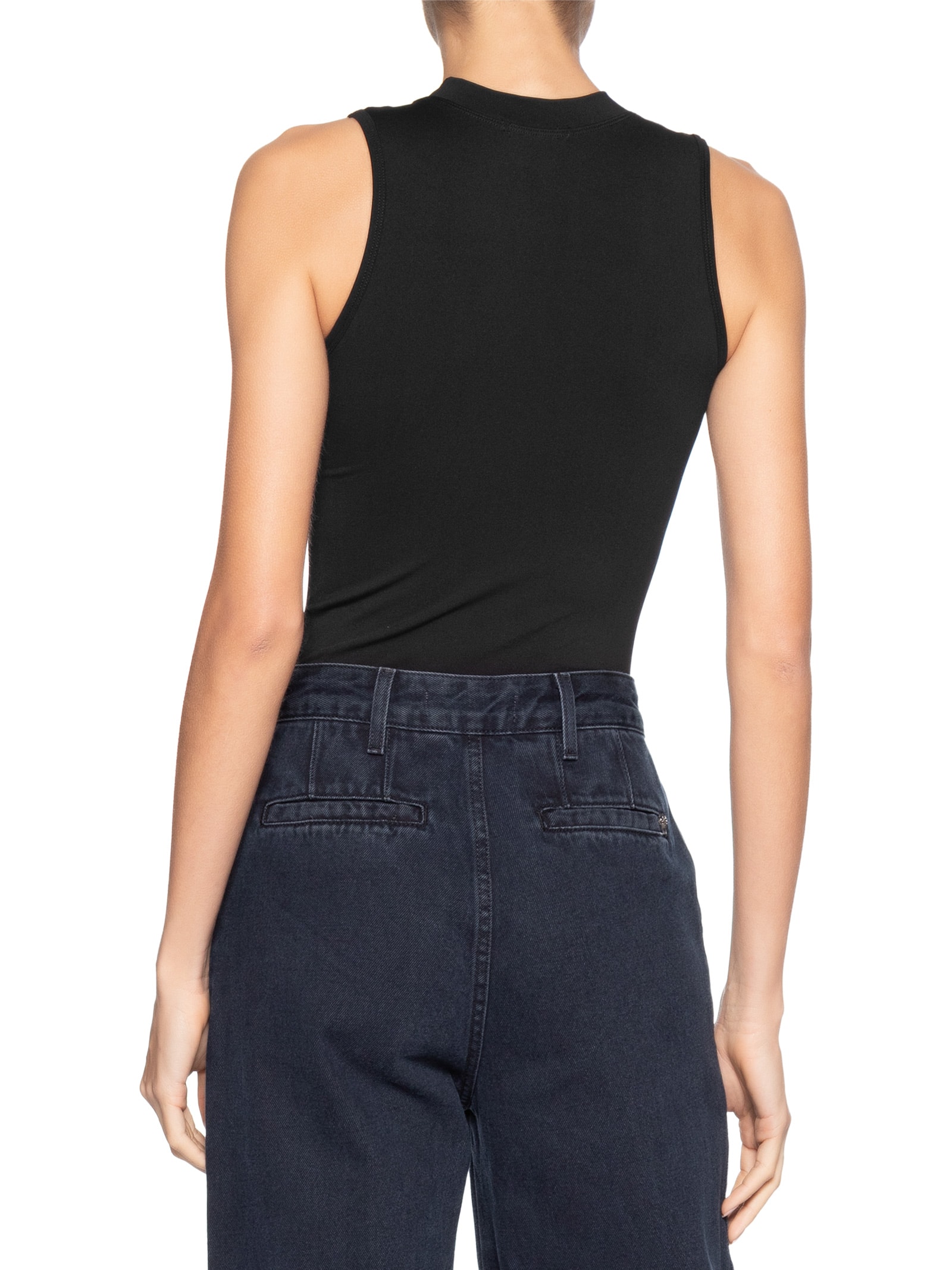 Body Feminino Comfy Em Malha Preto Basiq