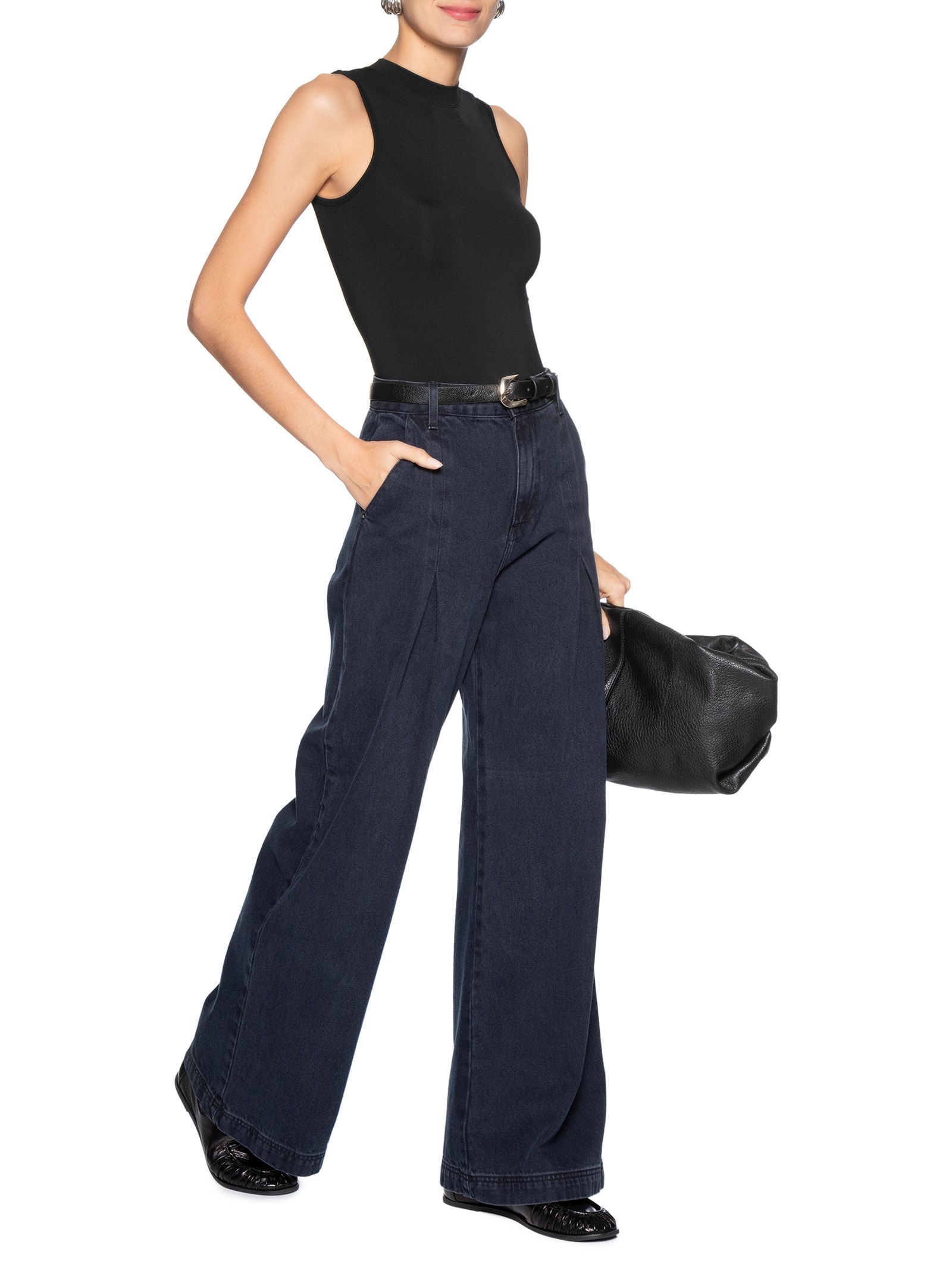 Body Feminino Comfy Em Malha Preto Basiq