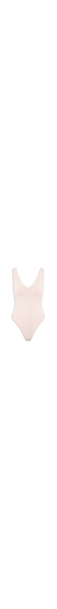 Body Feminino Decote em U - Bege