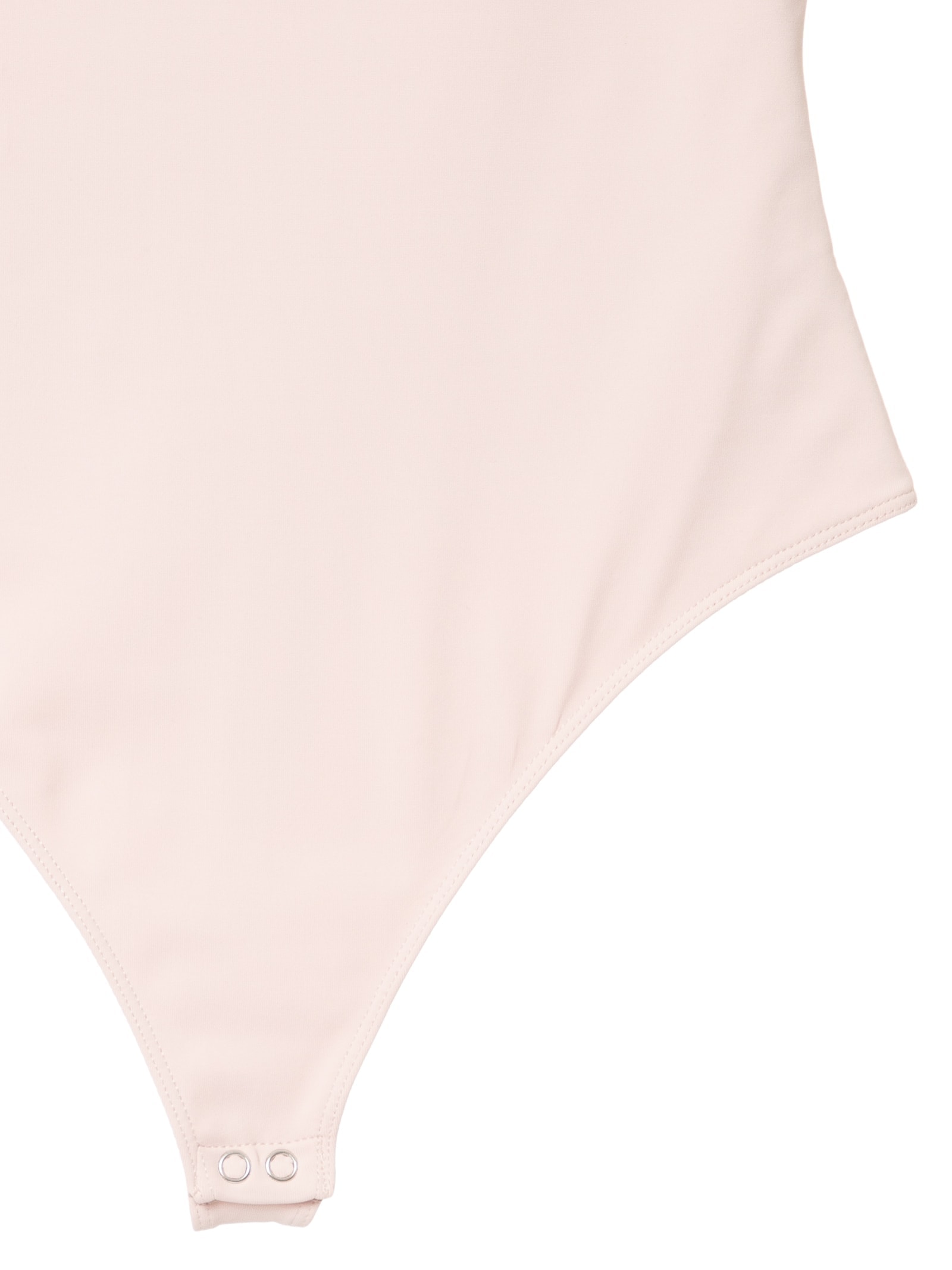 Body Feminino Decote em U Bege Basiq