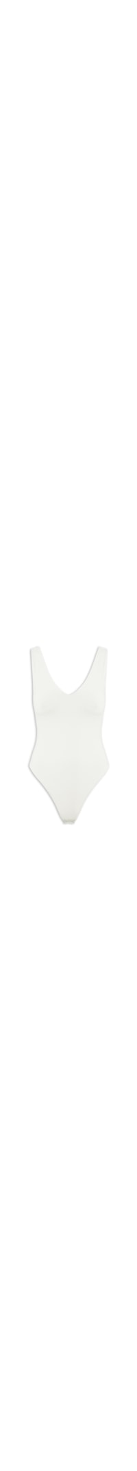 Body Feminino Decote em U - Off White
