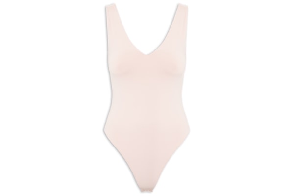 Body Feminino Decote em U – Bege