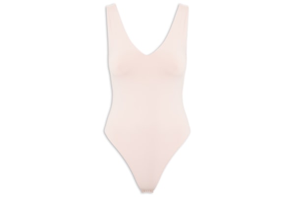 Body Feminino Decote em U – Bege