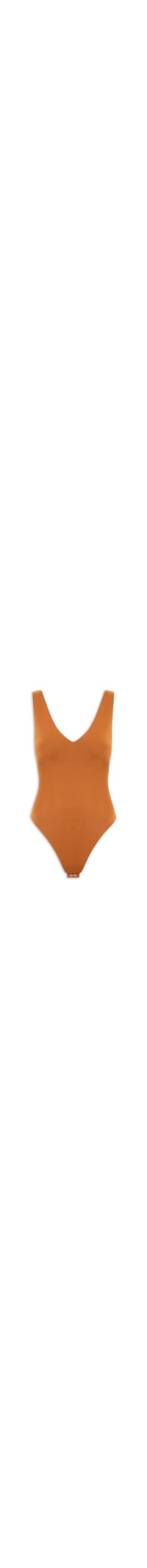 Body Feminino Decote em U – Marrom