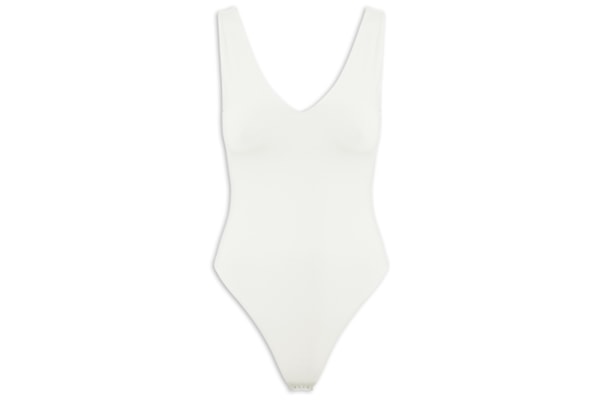 Body Feminino Decote em U – Off White