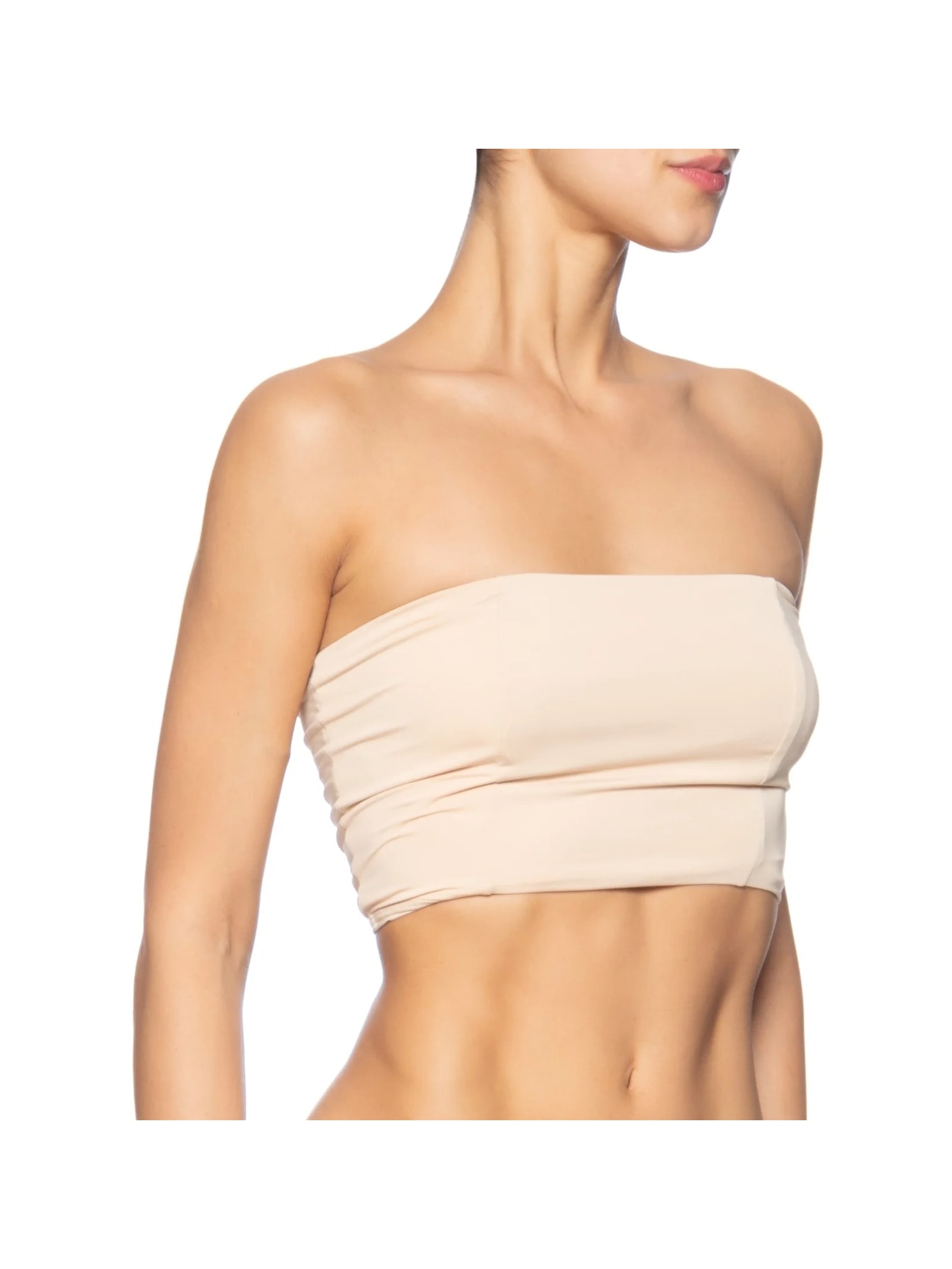 Body Feminino Decote Redondo Em Renda Bege '2Essential