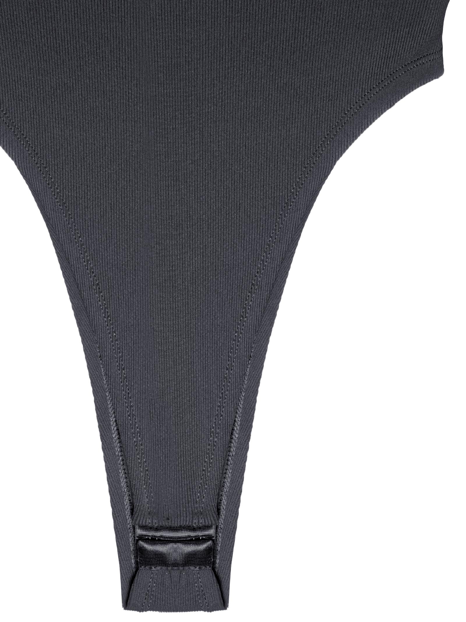 Body Feminino Decote Redondo Preto '2Essential