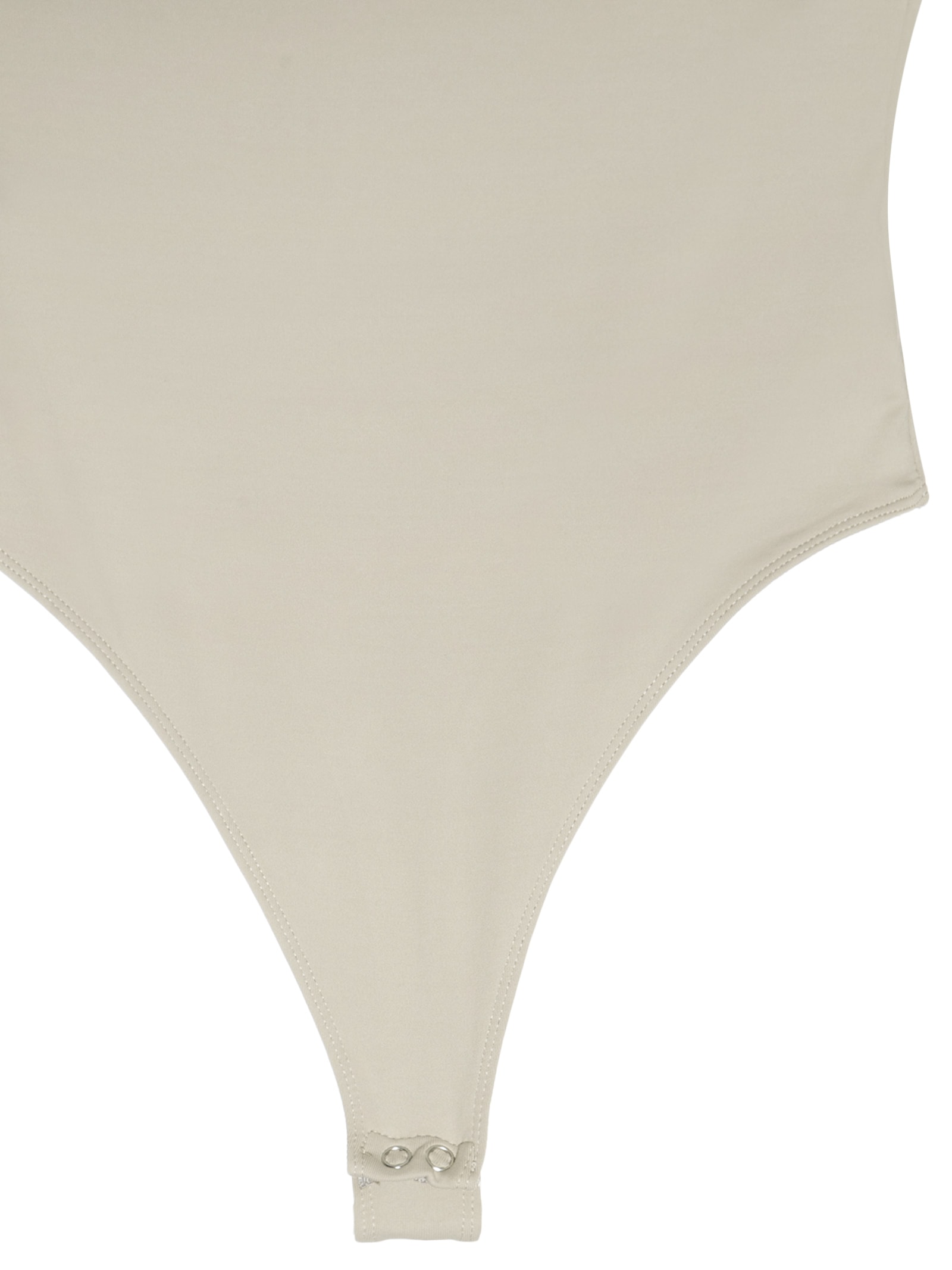 Body Feminino Decote Reto Bege '2Essential