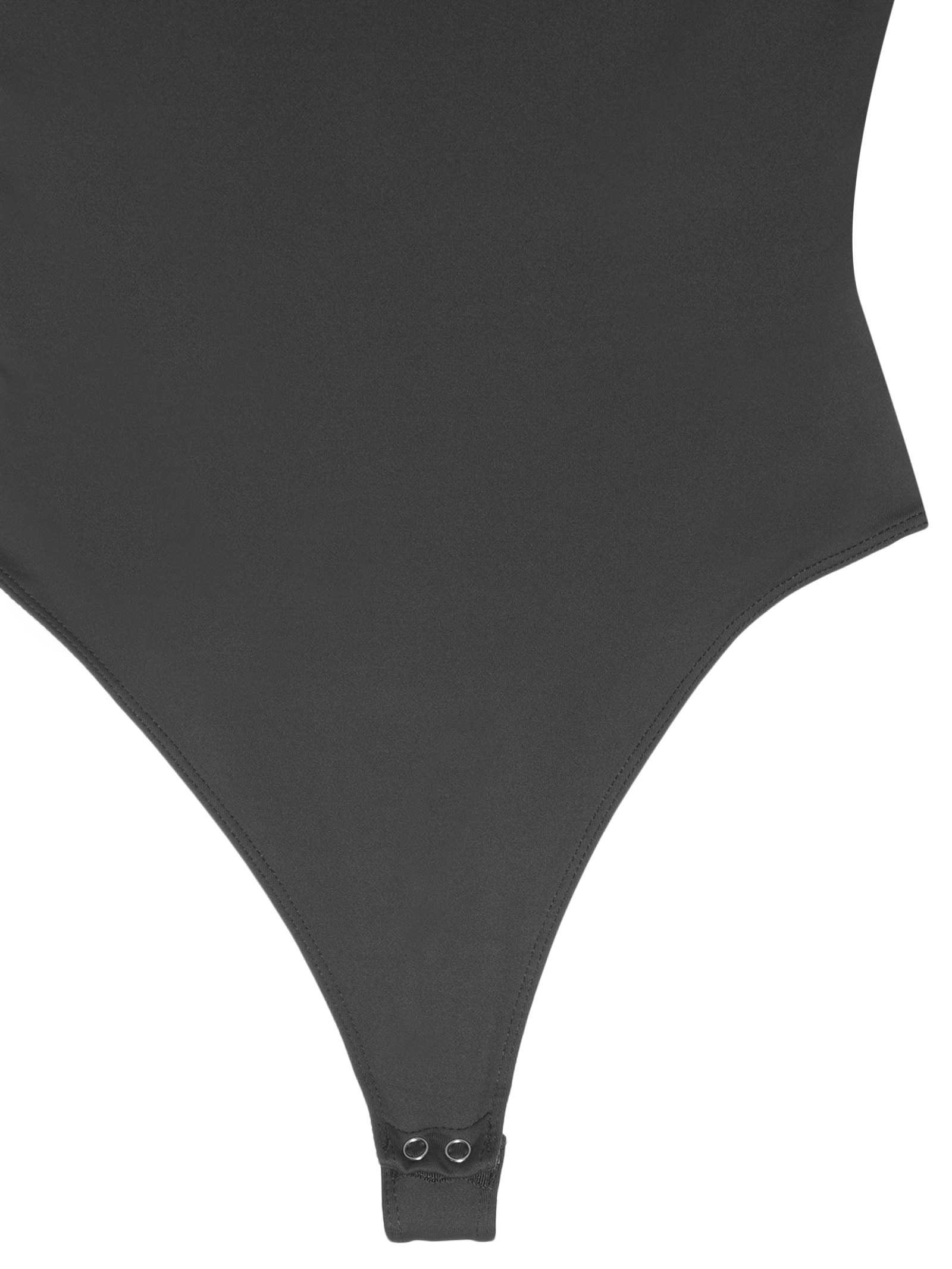 Body Feminino Decote Reto Preto '2Essential
