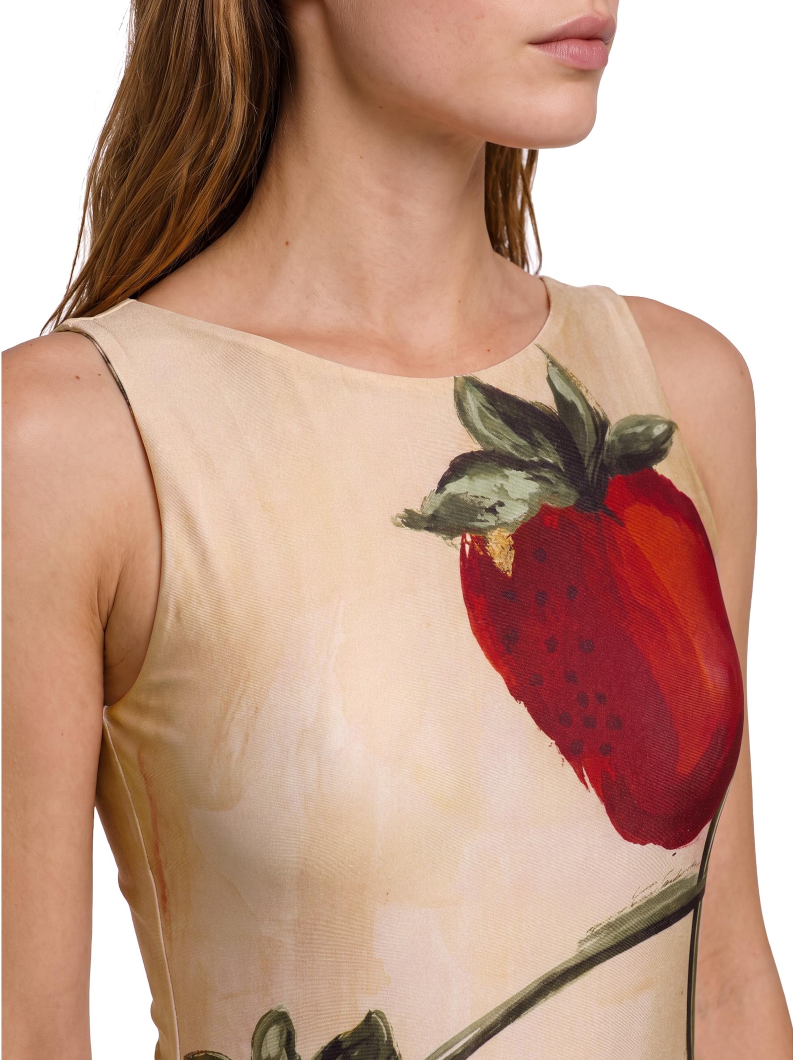 Body Feminino Double Face Estampado Bege Lança Perfume