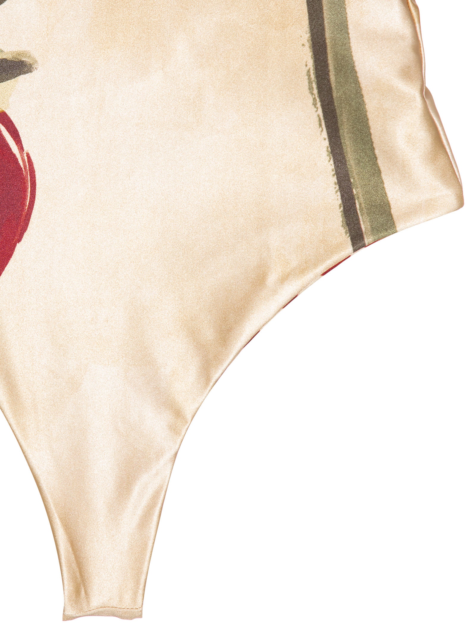 Body Feminino Double Face Estampado Bege Lança Perfume