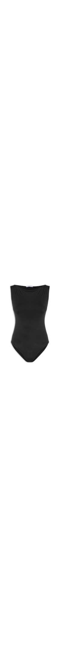 Body Feminino Drapeado - Preto