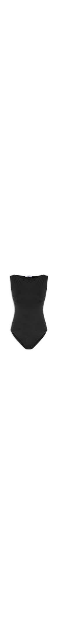 Body Feminino Drapeado - Preto
