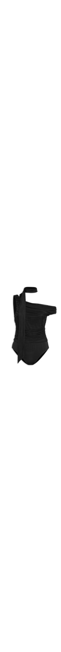 Body Feminino Drapeado - Preto